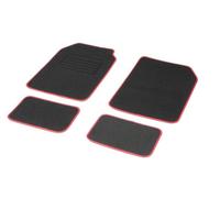 DBS 01765766 Tappetini universali anteriore e Posteriore nero Rosso