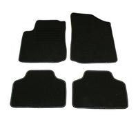 DBS 01765771 Tappetino in Moquette nero anteriore e Posteriore Compatibilità con CITROËN C3 II SC, PEUGEOT PARTNER Furgonato