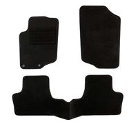 DBS 1763477 Tappetini Auto - Su Misura - Tappetini pianale Auto - 3 Pezzi - Antiscivolo - Moquette nera 900g/m² - Finitura Velluto - Gamma Star