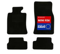 DBS 1763960 Tappetini Auto - Su Misura - Tappetini pianale Auto - 4 Pezzi - Antiscivolo - Moquette nera 900g/m² - Finitura Velluto - Gamma Star