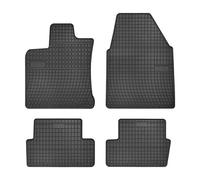 DBS 1765899 Tappetini Auto in Gomma - Su Misura - Tappetini pianale Auto - 4 Pezzi - Gomma Alta Qualitá - Inodore - Antiscivolo - Bordi Rialzati