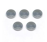 DBTLAP 5pcs/pack 3.6V LIR2450 Rechargeable Batteries 120mAh 500 Times Recycling Lithium Coin Cell Button Batteria Replaced CR2450