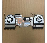 DBTLAP CPU GPU Ventola Raffreddamento per Lenovo LOQ 15AHP9 15ARP9 2024 83DX 83JC B8509ASHNF2301TN B8509ASHSF2301TN 5H40S21052 5H40S21053 5H40S21054 5V 1A Heatsink
