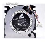 DBTLAP Ventilatore Compatibile per Delta ND45C00-16H07 ND45C00-16H07 5V 0.50A Il Computer Portatile Ventilatore