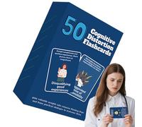 DBTT Skills Card - Affermazioni sulle distorsioni cognitive | Scheda flash da 50 fogli per regolare le emozioni | Adolescenti Adolescenti Donne Uomini Ragazze Ragazzi Bambini Strumento di