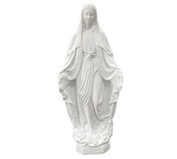Dbvnnsy 12 Vergine Maria Statua, Statua di Resina Madre Maria Realistica, Figura cattolica per casa, Battesimo, festività religiose e decorazioni della Chiesa, Stile 2