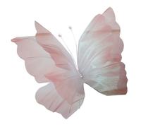 Dbvnnsy 20 farfalle finte di seta giganti, farfalle artificiali realistiche per matrimonio, mestieri fai -da -te, fotografia, decorazioni per feste e case, stile 1