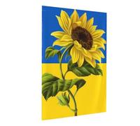 Dbvnnsy Flag dell'Ucraina Il Sole sorgerà la Bandiera del Giardino di Girasole 30x45cm, Patriotic National Outdoor Nazionale per Giardino, Cortile e Veranda.