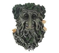 Dbvnnsy Scultura di peaker da Giardino Abbraccio Vecchio Uomo, Tronco Resistente alle intemperie mangiatoia per Uccelli e Decorazione del Cortile, Rustico Faccia da Esterno Natalizio Ornamento
