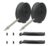 DBXIIART Camera d'aria per bicicletta, 700 x 23, 700 x 25 C, 48 mm, 80 mm, valvola Presta 622, confezione da 4