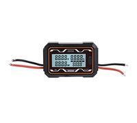 DC 0 to 60V Power Meter, High Precision Watt Meter with Backlight Digital Large Screen, Multifunctional Power Tester for RC, Solar Energy Systems, Wind Power (200A)