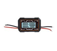 DC 0 to 60V Power Meter, High Precision Watt Meter with Backlight Digital Large Screen, Multifunctional Power Tester for RC, Solar Energy Systems, Wind Power (150A)