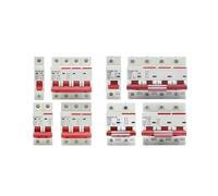 DC 1000V 1P 2P 3P 4P Solar Circuit Breaker Overload Protection Switch6A~63A/80A 100A 125A MCB for Photovoltaic PV System AUOQKQUT(2P,10A)