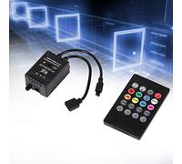 DC 12 24V LED Controller Musicale 20 Tasti Telecomando a infrarossi Music Controller per sensori Audio per luci a Strisce RGB per Bar Ktv Home Video Room
