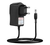 DC 12 V 1 A CCTV, alimentatore di rete EU spina (nero)