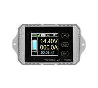 DC 120v 50A LCD Combo Meter Wireless Voltage Current KWh Watt 12v 24v 48v Battery Capacity Power Monitoring Solar Car