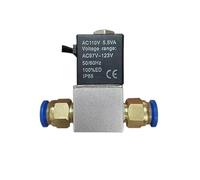 DC 12V 24V 110V 220V Voltage 2 Way For Air Water Oil Compressor Valve 1/4" Normally Closed Pneumatic Aluminum Solenoid Valves(12V_8MM)