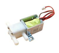 DC 12V / 24V 2-Position 3-Way Small Mini Electric Solenoid Valve N/C NO Water Air Flow Control Valve DIY Dispenser Tea Table(DC 12.0V)