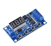 DC 12V 24V Dual MOS LED Digitale Tempo di Ritardo Relè Trigger Ciclo Timer Interruttore di Ritardo Circuito Modulo di Controllo di Temporizzazione FAI DA TE 1 Pz