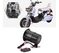 DC 12V 3 Security Warning Siren Horn 105 115dB Super Alarm Speaker with Controller for 12V Vehicles Car Motorcycle Boat Truck Tractor Van SUV 30W Premium Plastic Metal Construction