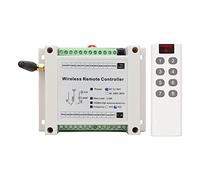 DC 12V-36V Relè a 8 Canali, con Telecomando,Modulo Interruttore a Relè a 8 Vie, Basso Consumo Energetico e Può Essere Ponticellato O Interruttore Radio Codificato a Dipswitch per L'Automazione Indust