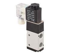 Dc 12V 3V210-08 2 Posizioni 3Way 1/4PT Air-Pneumatic Elettrovalvola 0.15-0.8MPa