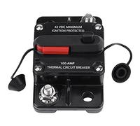 DC 12V-42V Interruttore in Linea Ripristino Manuale Protezione Sovraccarico per l'audio dell'autoradio (100A)