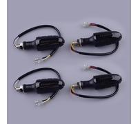 DC 12V 4Pezzi Indicatore Dinamico Posteriore A LED 16 Per Moto Freno