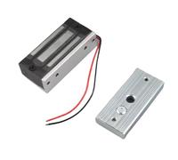 DC 12V Serrature elettromagnetiche, serratura magnetica elettronica per porta in alluminio mini con tirante lineare 60 kg per controllo accessi