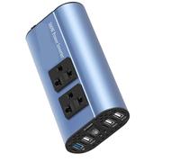 DC 12V to AC 220V 230V Inverter 500W/400W LED Voltage Converter European Socket Car Cigarette lighter plug Auto Accessories(400W-RED)