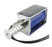 DC 12V24V Solenoide Elettromagnete Push Pull Through Tipo Magnete elettrico Corsa lunga 30mm Piccola valvola elettromagnetica