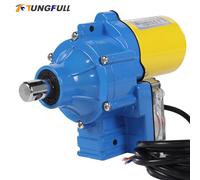 DC 24V 100W Rullo di pellicola elettrico Serra Roll Up Motore Macchina per rotolo di pellicola elettrica Avvolgitore di pellicola Avvolgitrice di pellicola elettrica