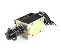 DC 24V 2.66A 15mm 7.3LB Pull Type Open Frame Eletric Solenoid Electromagnet