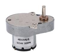 DC 24V 50RPM Gear Motor | Alloy Steel Reduction Motor for Robots/Electronic Locks/Electric Curtains | High Output & Consistent Transmission