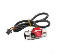 DC 3.5-24V Sensore di flusso d'acqua G1/2 Uscita impulso inossidabile (B1-S | Attacco G3/4, pressione nominale 1,75 MPa, gamma di tensione versatile, design resistente alle perdite, grado industriale