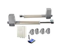 DC 300KG 2.5Metri Doppio Braccio Solare Attuatore for Cancelli Automatici for Porte Battenti Operatore Elettrico 24vdc Battente Apri del Cancello(Kit9 2G version)