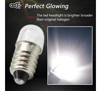 DC 3V/ 4,5V/ 6V/ 12V E10 LED Schraube Glühlampe Taschenlampe Lampe 6000K/ 3000K
