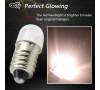 DC 3V/ 4,5V/ 6V/ 12V E10 LED Schraube Glühlampe Taschenlampe Lampe 6000K/ 3000K