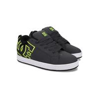 DC 43i Court Graffik - Sneaker da skate da uomo, Grigio/Nero/Verde, 44 EU