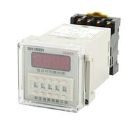 DC 48V 35mm DIN Rail 11Pin 0.01s-9999h Timer relè tempo di ritardo DH48S-11