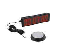 DC 5 V 6 cifre LED timer da gara display rosso evento di corsa timer da palestra conto alla rovescia conto alla rovescia cronometro telecomando Display luminoso