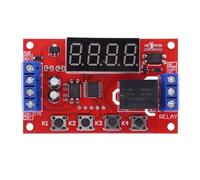DC 5V 12V 24V 10A Modulo relè di ritardo regolabile 32 52 modalità LED Digital Timing Trigger Interruttore di controllo del timer Ciclo di impulsi(5V Rotary With Case)