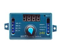 DC 5V 12V 24V 10A Modulo relè di ritardo regolabile LED Relè temporizzato digitale Timer Ritardo Trigger Interruttore Interruttore di controllo del timer(5V With Rotary)