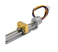 DC 5V/12V 35mm/ 55mm/ 80mm Stroke Linear actuator 2-phase 4-wire Stepping electronic starter With Copper Nut Slider DIY 3D Printer NWPNLXEA(B 55mm Stroke)