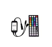 DC 5V 12V mini controller RGB 24V timer musicale con telecomando a 44 tasti for strisce LED RGB(2 Way Output)
