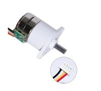 DC 5V 40 Ohm 12GA15BY 15mm Full Metal Gearbox Gear Stepper Stepping electronic starter 2-phases 4-wires D-shaft NWPNLXEA(100 to 1)
