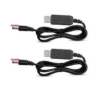 DC 5V A DC 9V 12V Cavo Convertitore USB Aumento Tensione Connettore 2.1x5.5mm