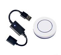 DC 5V USB Wireless RF Interruttore di Controllo Remoto con Ricevitore e Trasmettitore, Gamma 433.92MHz 20-50m, Funzione Codice di Apprendimento, Ingresso Alimentazione USB per Striscia di Luce LED