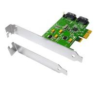 DC-600E controller RAID 5 Gbit/s, Controllore SATA, Seriale ATA II, Serial ATA III, 0,1,JBOD, 5 Gbit/s, Marvell 88SE9128, Windows 7 Home Premium,Windows 7 Home Premium x64,Windows 7 Professional,Windows 7 Professional..., A mezza altezza (profilo basso), Bulk