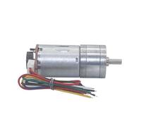 DC 6V 12V 24V Encoder electronic starter 370 Metal Gear electronic starter High Torque Gear Reducer Reduction electronic starter 12-1360 RPM Geared electronic starter NWPNLXEA(35 RPM,6V)